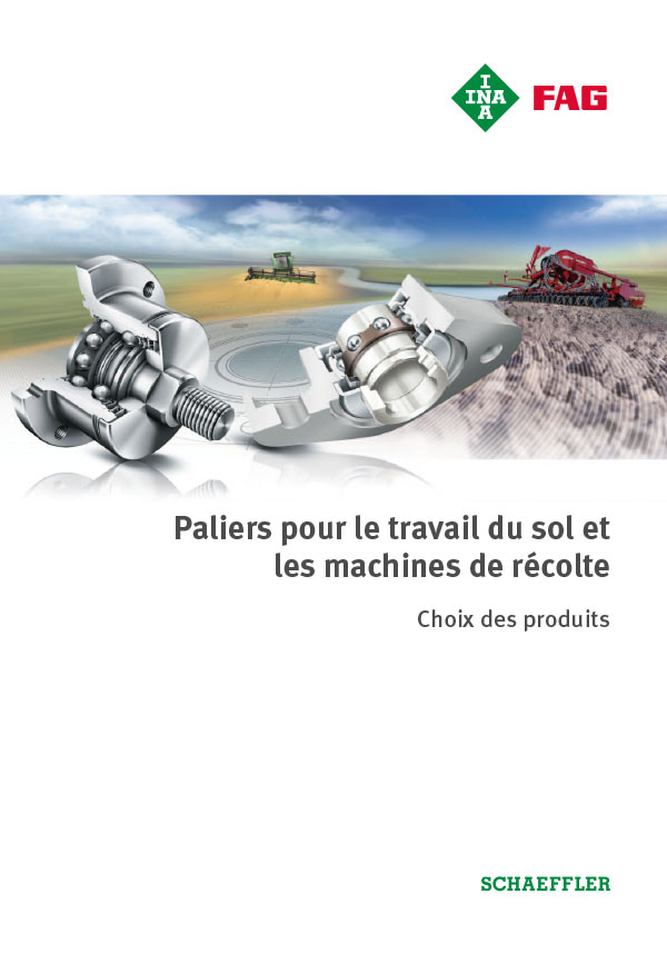 Paliers pour le travail du sol et les machines de récolte Paliers pour le travail du sol et les machines de récolte