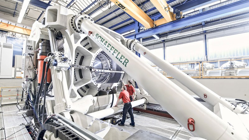 Proefstand voor grote lagers ASTRAIOS