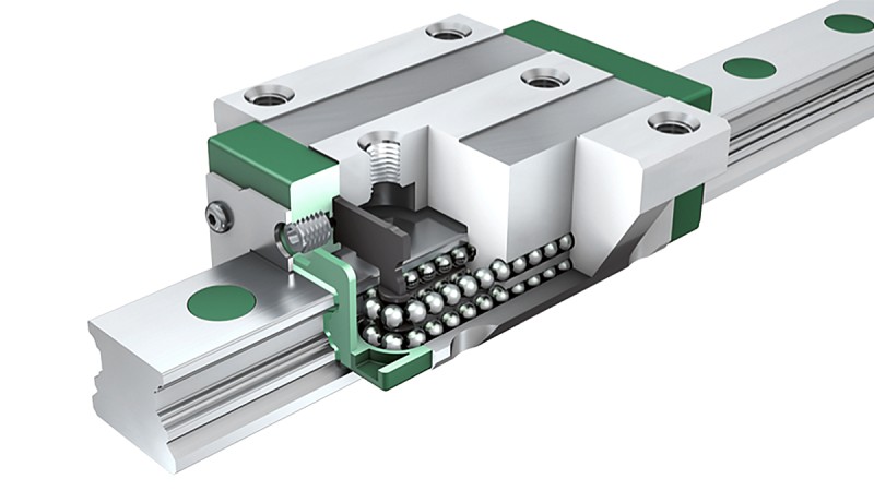 Schaeffler-lineairgeleidingen: Vierrijige kogelomloopeenheden