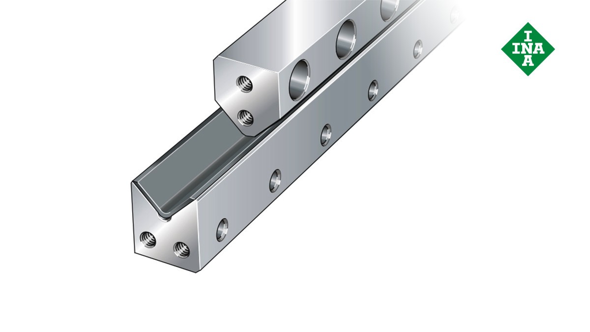 Schaeffler-lineairgeleidingen: M-geleidingsrails met glijarmatuur en V-rails