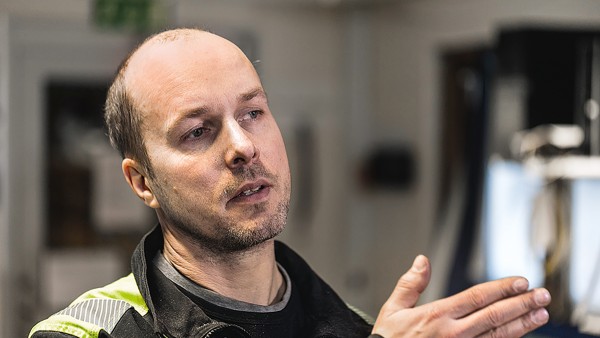 Mikael Eriksson, exploitant de la scierie de Kåge